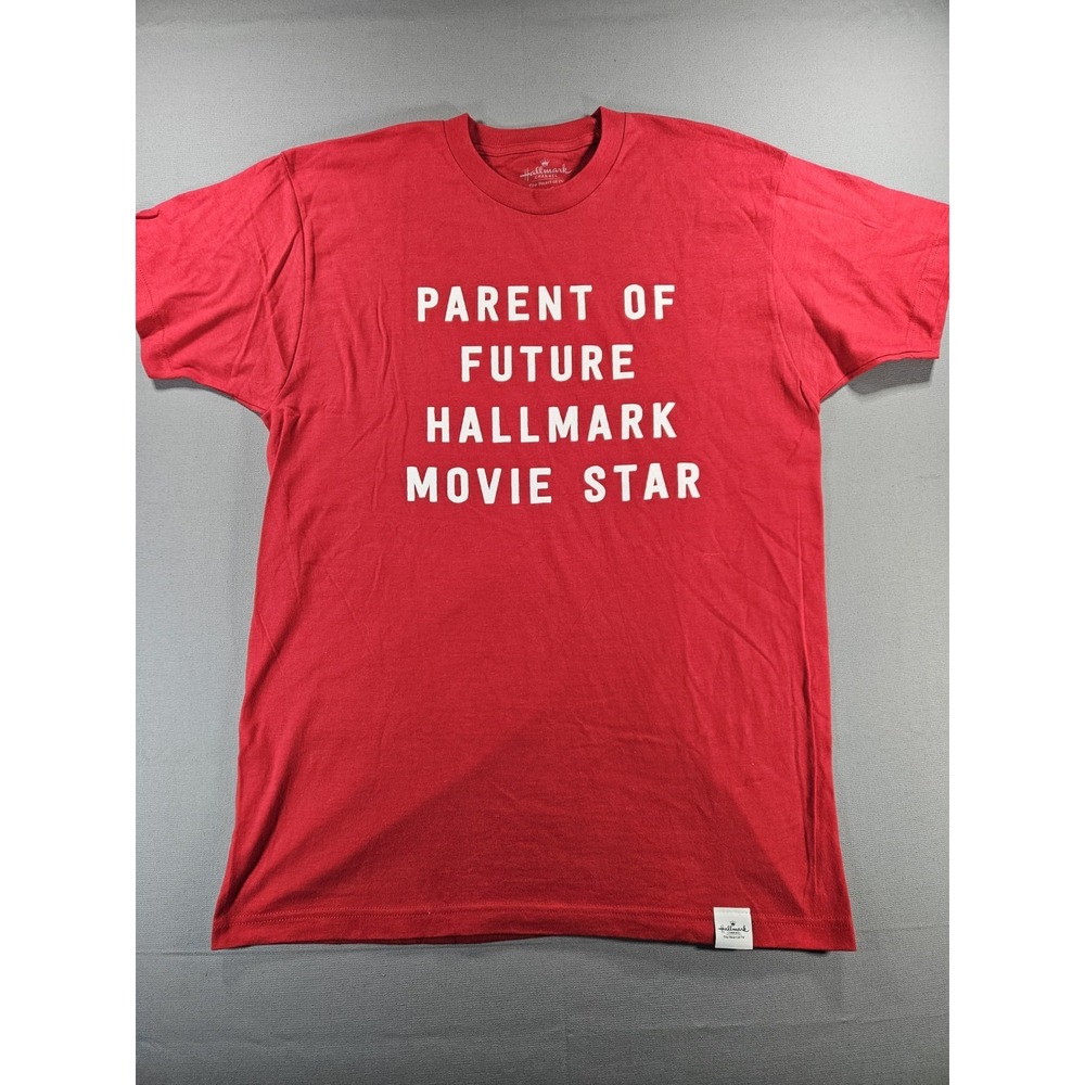 Hallmark Channel Parent Future Movie Star T Shirt Adult Large Red Graphic NWOT